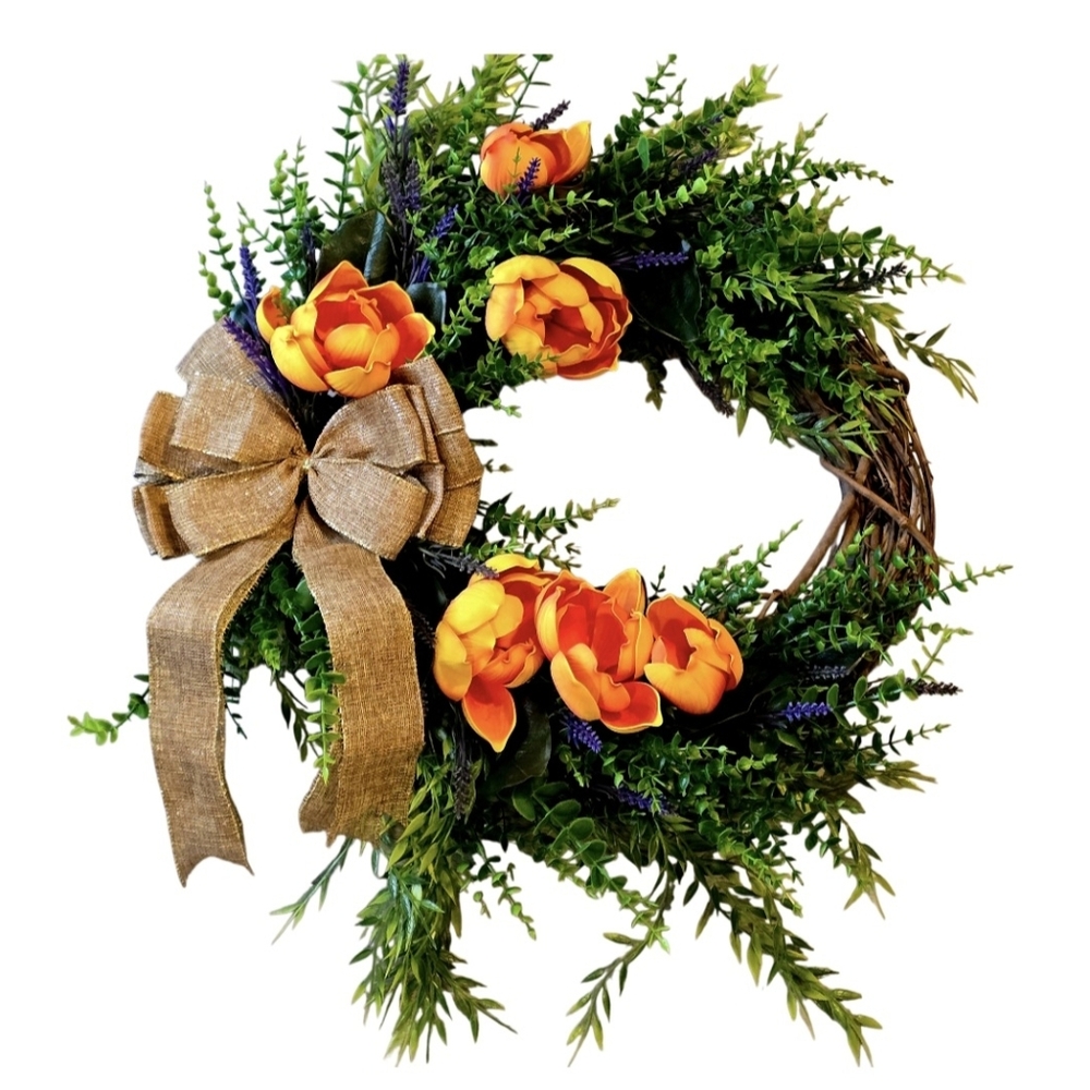 Rustic Spring Wreath - Picture 6 of 9